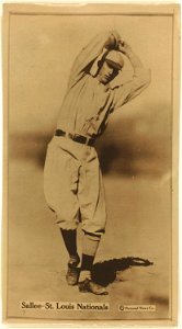 Slim Sallee, St. Louis Cardinals, baseball card portrait LCCN2007685734
