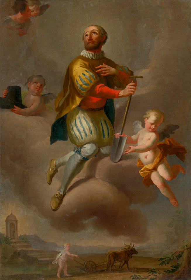 Slovenský maliar z 3. tretiny 18. storočia - Svätý Izidor - O 1463 - Slovak National Gallery