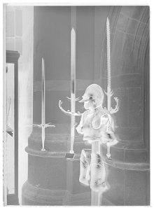 Slagsvärd, tvåhandssvärd, Tyskland, 1500-tal - Livrustkammaren - 79059-negative