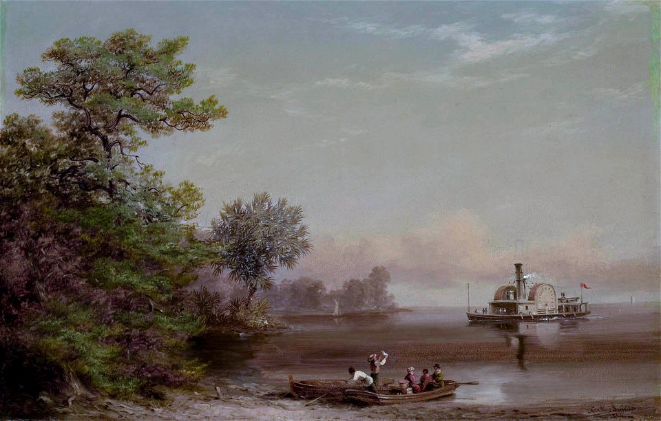 A South Carolina Coast Scene by Xanthus Smith, 1866
