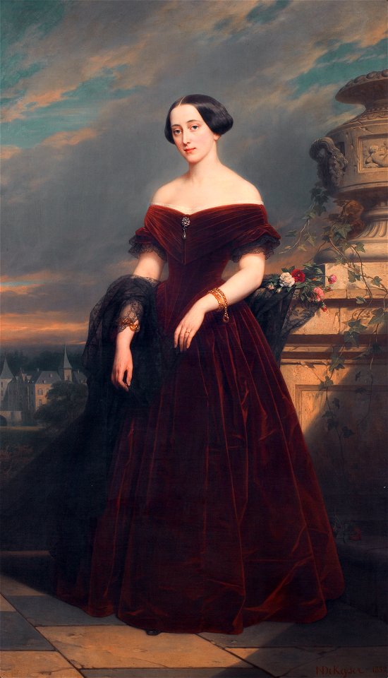 Isabelle Antoinette Barones Sloet van Toutenburg, by Nicaise De Keyser