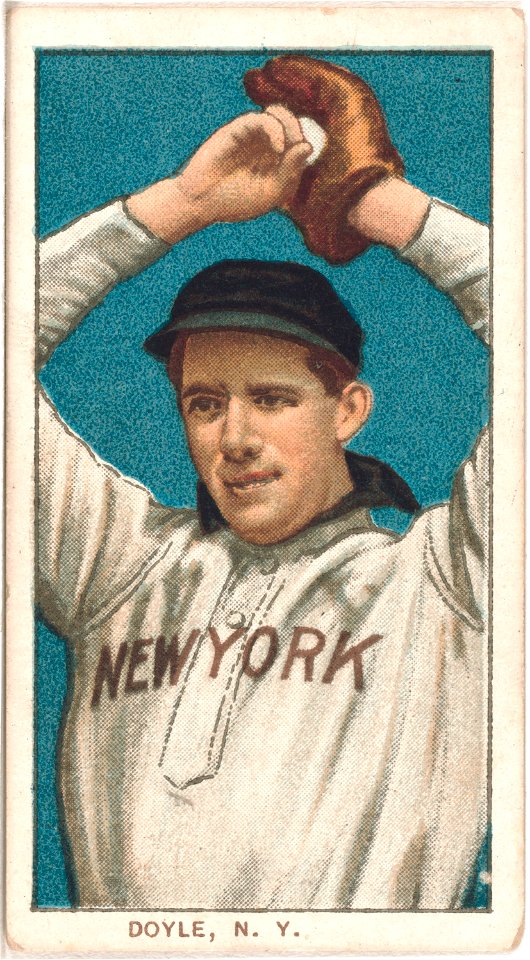 Slow Joe Doyle, New York Highlanders, baseball card portrait LCCN2008676485
