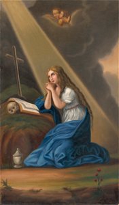Slovenský maliar zo začiatku 19. storočia - Kajúca sa Mária Magdaléna - O 4342 - Slovak National Gallery