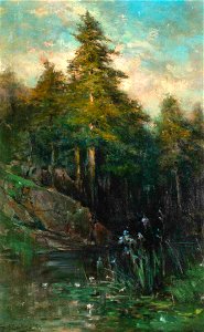 At the Pond by George Henry Smillie, 1920