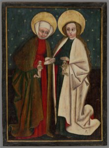 Slovenský maliar z 2. polovice 15. storočia - Navštívenie - O 158 - Orava Gallery
