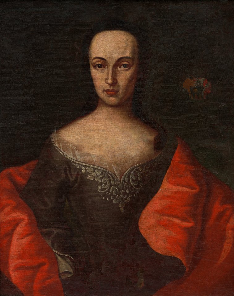 Slovenský maliar z 2. polovice 18. storočia - Portrét Johany Zmeškalovej - Gombošovej - O 278 - Orava Gallery