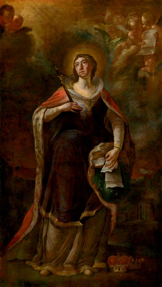Slovenský maliar z polovice 18. storočia - Saint Helen - O 2615 - Slovak National Gallery