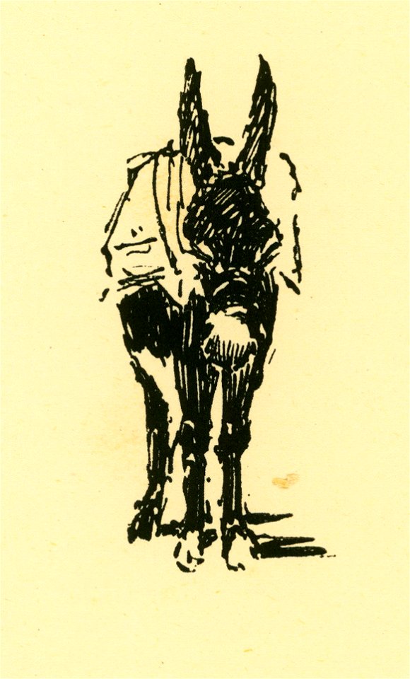 Small donkey from Mani - Perilla Francesco - 1929