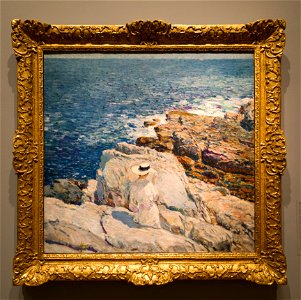 Smithsonian-Hassam-The South Ledges-2195. Free illustration for personal and commercial use.