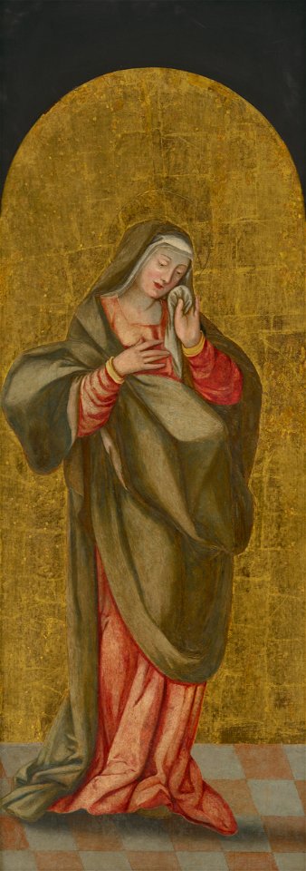 Slovenský maliar zo 16. storočia - Bolestná Panna Mária - O 5383 - Slovak National Gallery