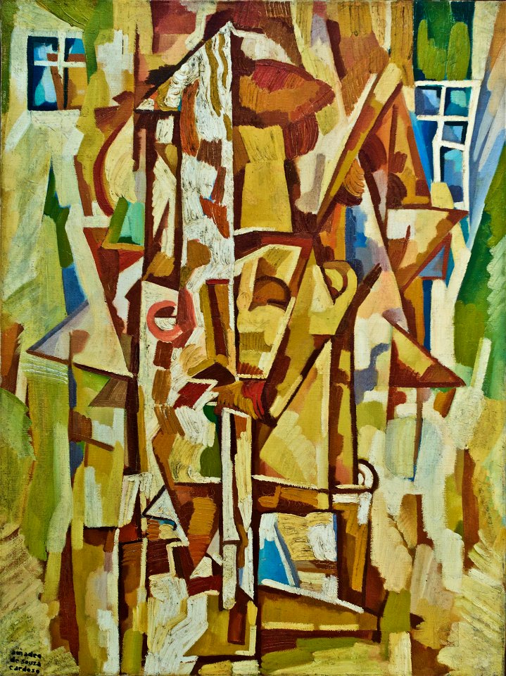 Smoker with a cigarette-holder (1915-1916) - Amadeo de Souza-Cardoso (1897-1018) (32614313646)