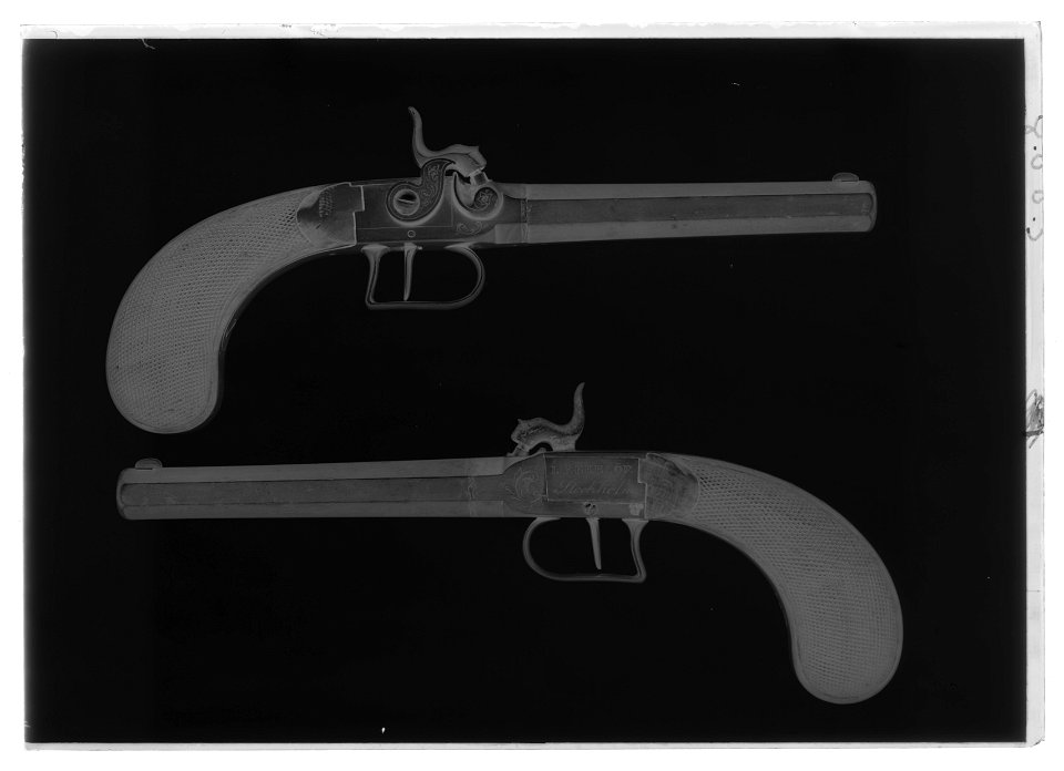 Slaglåspistoler - Livrustkammaren - 1647-negative