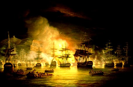 Sm Bombardment of Algiers, August 1816-Luny