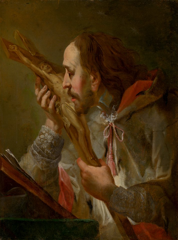 Slovenský maliar z 2. polovice 18. storočia - St. John of Nepomuk. Silent Witness - O 5745 - Slovak National Gallery