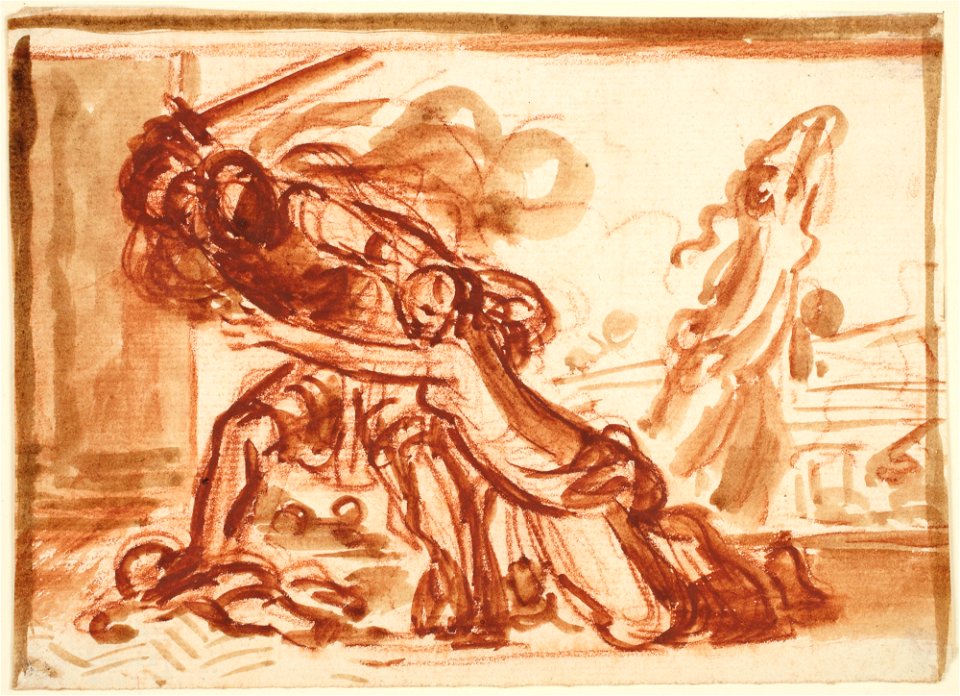 Slaughter of the Innocents after Poussin - Princeton Univ Art Museum INV34431