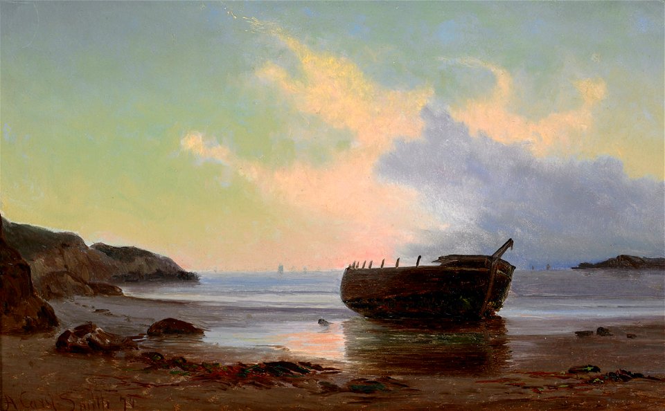 'Cove Scene at Dusk' by Archibald Cary Smith