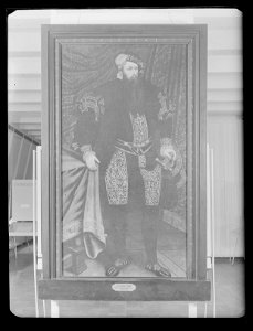 Släp till kröningsklänning, en s. k. robe de cour, Sofia Magdalena, 1772 - Livrustkammaren - 11219