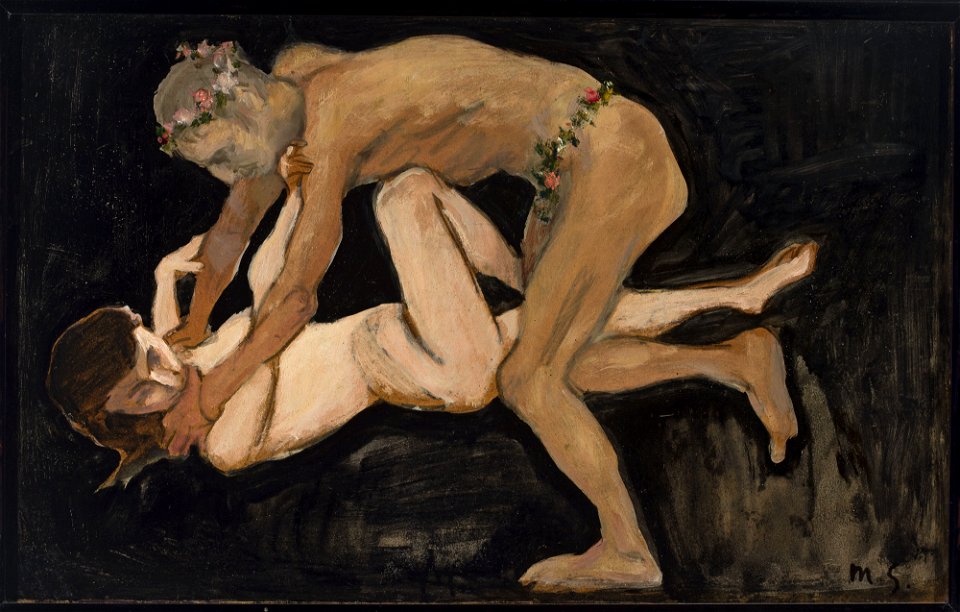 Slevogt Faun and a Girl