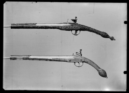 Snapplås-flintlåspistoler - Livrustkammaren - 77333