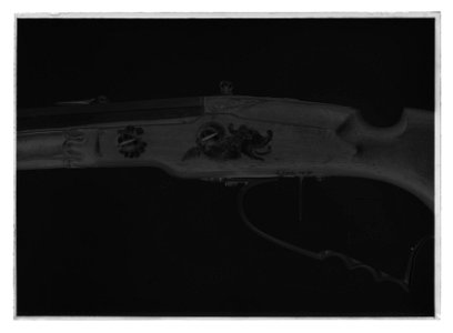 Snapplåslodbössa, lägglås, infjäderslås, Sverige ca 1670 (Rosersberg) - Livrustkammaren - 18345-negative