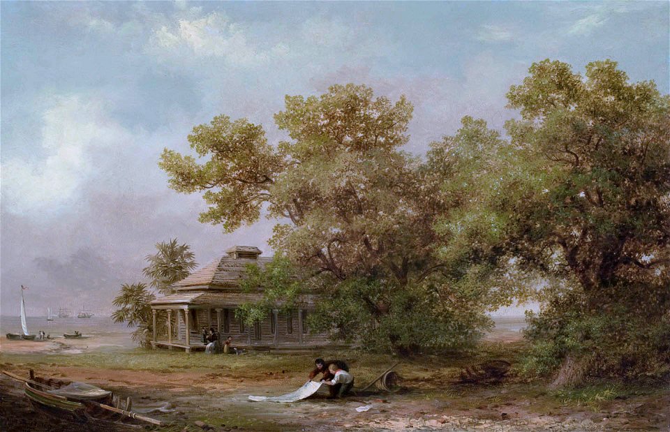 'Hilton Head, Port Royal, S.C.' by Xanthus Smith, 1866