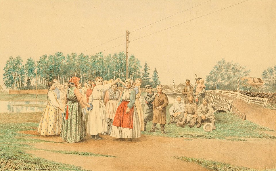 Snamenski Tanzspiel in Nordrussland