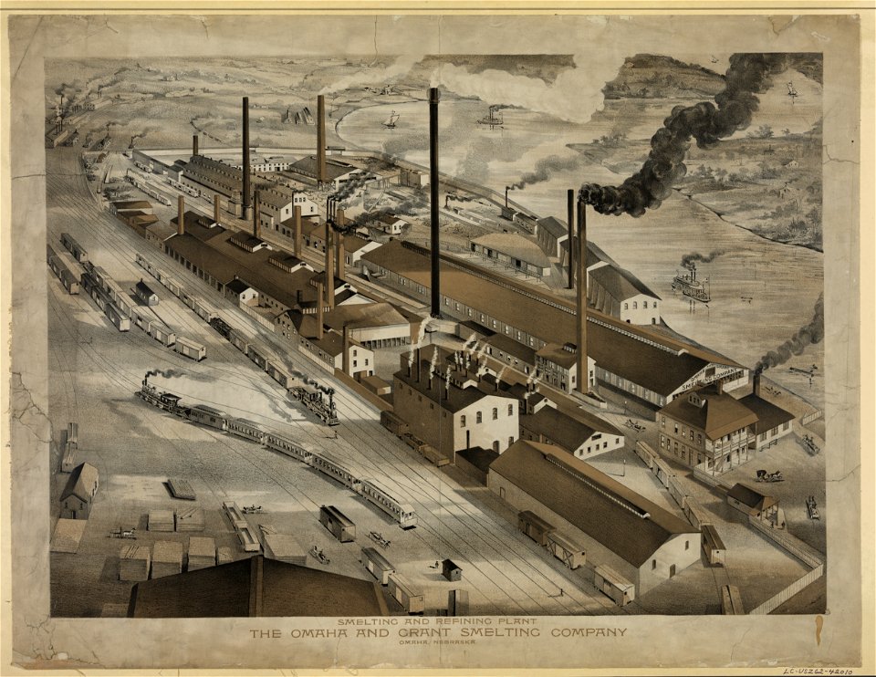 Smelting and refining plant, The Omaha and Grant Smelting Company, Omaha, Nebraska LCCN2003677698