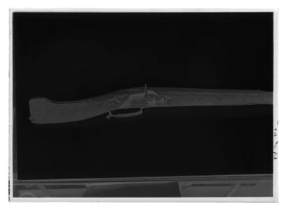 Snapplåsstudsare, lägglås, utfjäderslås, Telemarken, Norge, 1500-talets slut - Livrustkammaren - 35394-negative