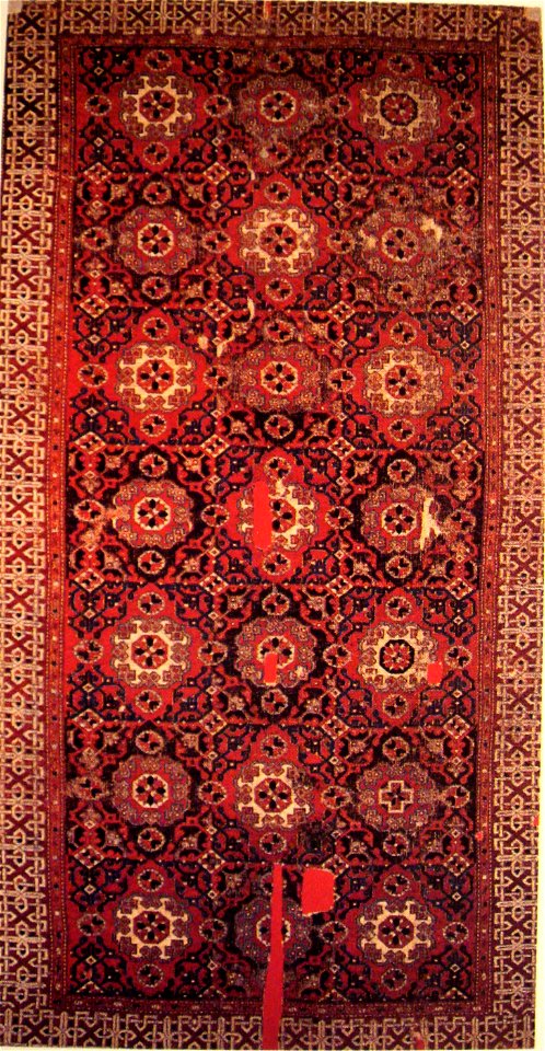 Small pattern Holbein carpet Anatolia 16th century