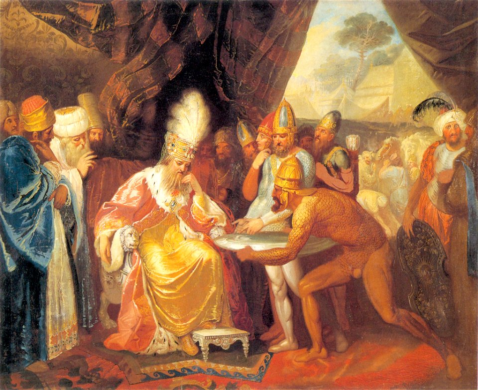 Smuglewicz-Posłowie scytyjscy przed Dariuszem