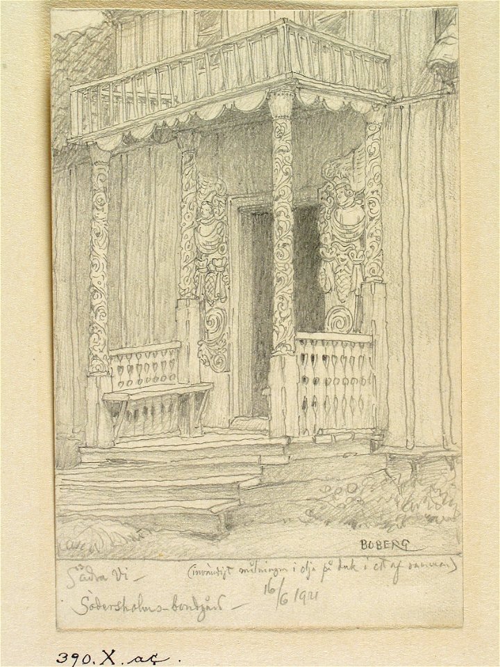 Småland, Seveda hd., Södra Vi sn. Söderholms bondgård - Nordiska museet - NMA.0088431