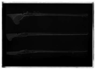 Snapplåsmusköt, lägglås, utfjäderslås, Sverige ca 1600 - Livrustkammaren - 8937-negative