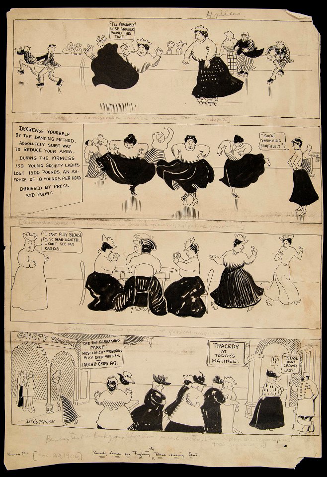 Society ladies are fighting the flesh during Lent, March 20, 1906 (NBY 1305)