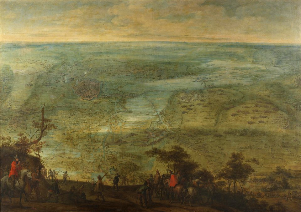 Socorro de Saint-Omer, por Peter Snayers