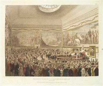Society for the Encouragement of Arts, &c. Adelphi by Rudolph Ackermann