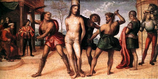 Sodoma - Flagellation of Christ - WGA21543. Free illustration for personal and commercial use.