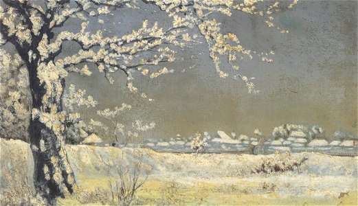 Snow on the Sumida Embankment by Takahashi Yuichi (Kotohiragu)