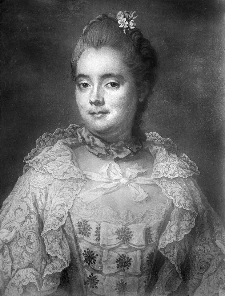 Sofia Charlotta Kjerrmansköld, 1731-1782 (Gustaf Lundberg) - Nationalmuseum - 40057