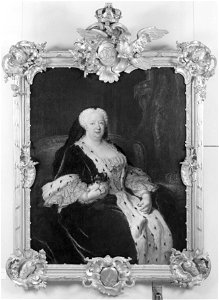 Sofia Dorotea, 1687-1757, prinsessa av England, drottning av Preussen (Antoine Pesne) - Nationalmuseum - 15769. Free illustration for personal and commercial use.