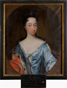 Sofia Hedvig, 1677-1735, prinsessa av Danmark - Nationalmuseum - 15787. Free illustration for personal and commercial use.