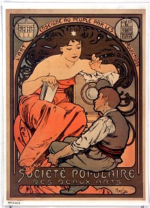 Société Populaire des Beaux-Arts. L'Art enseigné au peuple par les projections