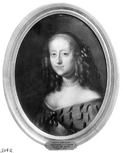 Sofia Amalia, 1628-1685, prinsessa av Braunschweig-Lüneburg, drottning av Danmark - Nationalmuseum - 15785. Free illustration for personal and commercial use.