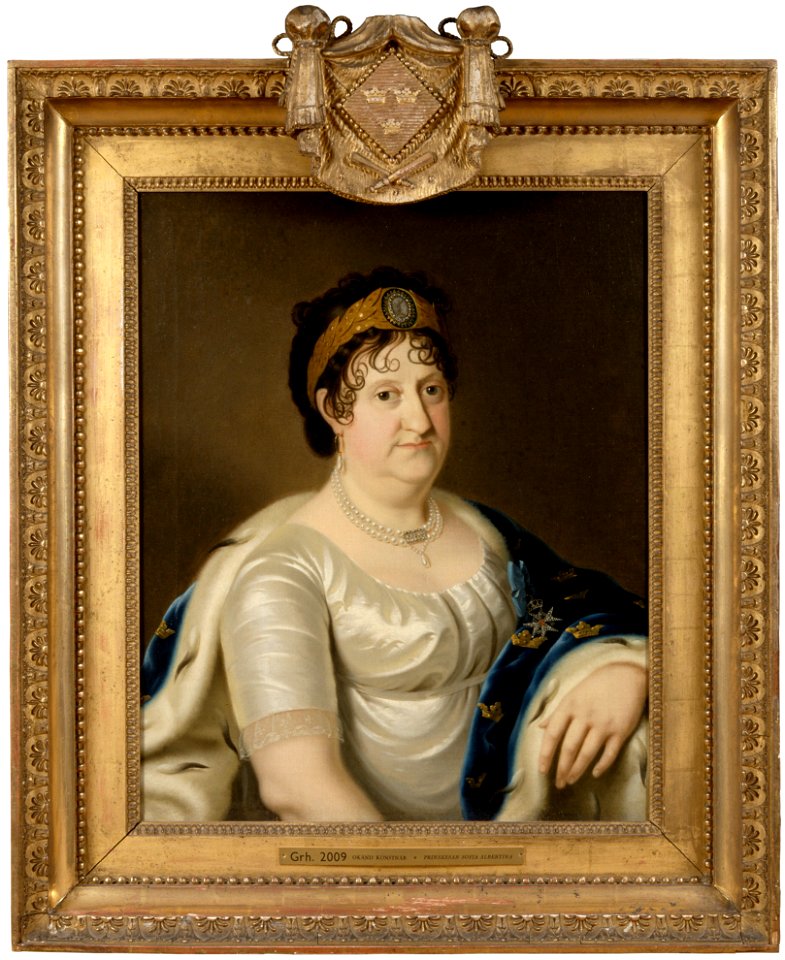 Sofia Albertina, 1753-1829, prinsessa av Sverige - Nationalmuseum - 38879