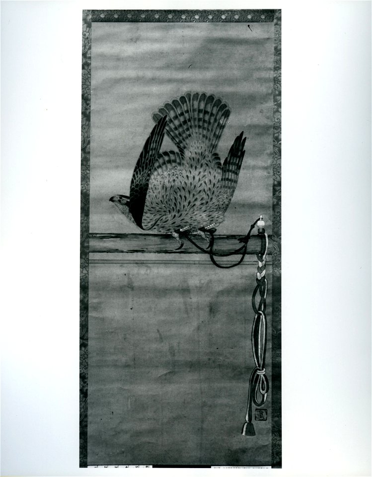 Soga Chokuan - Hunting Hawk on Perch - 14.76.20 - Metropolitan Museum of Art