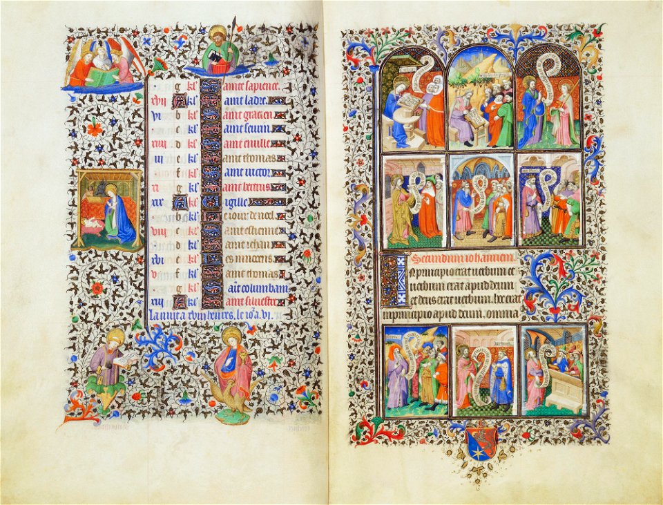Sobieski Hours - Royal Collection f12v-13r