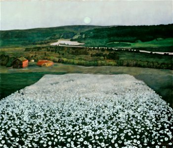 Harald Sohlberg - Flower Meadow in the North - Google Art Project