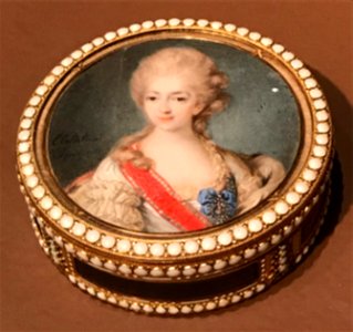 Snuff-Box with a Portrait of Princess Yekaterina Orlova-Zinovyeva