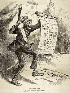 Social Science Solved by Thomas Nast in Harpers. Free illustration for personal and commercial use.