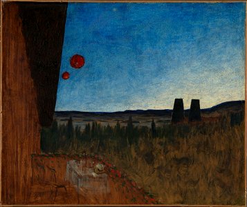 Harald Sohlberg - Sketch for Summer Night 1899 - NG.M.01829 - National Museum of Art, Architecture and Design