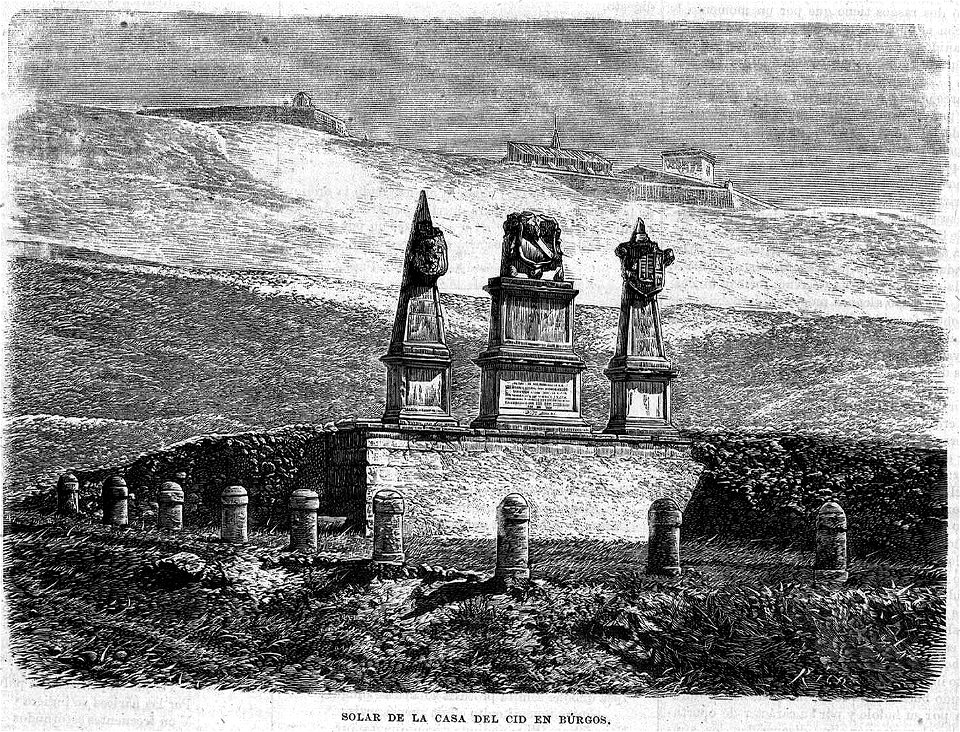 Solar de la Casa del Cid en Burgos, en La Ilustración de Madrid